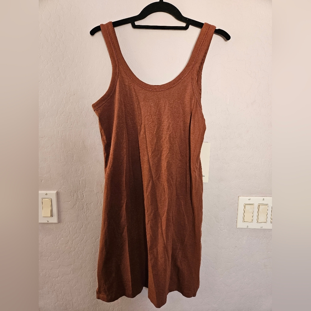 Lululemon Athletica Classic-Fit Cotton-Blend Scoop Sleeveless Dress